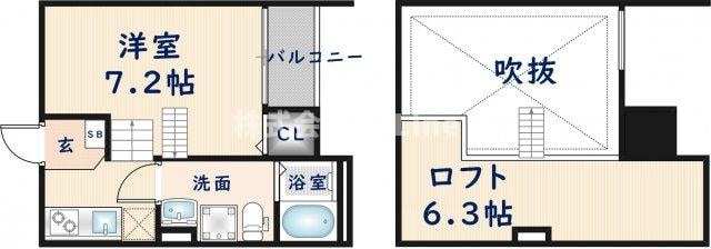 エムズコートの物件間取画像