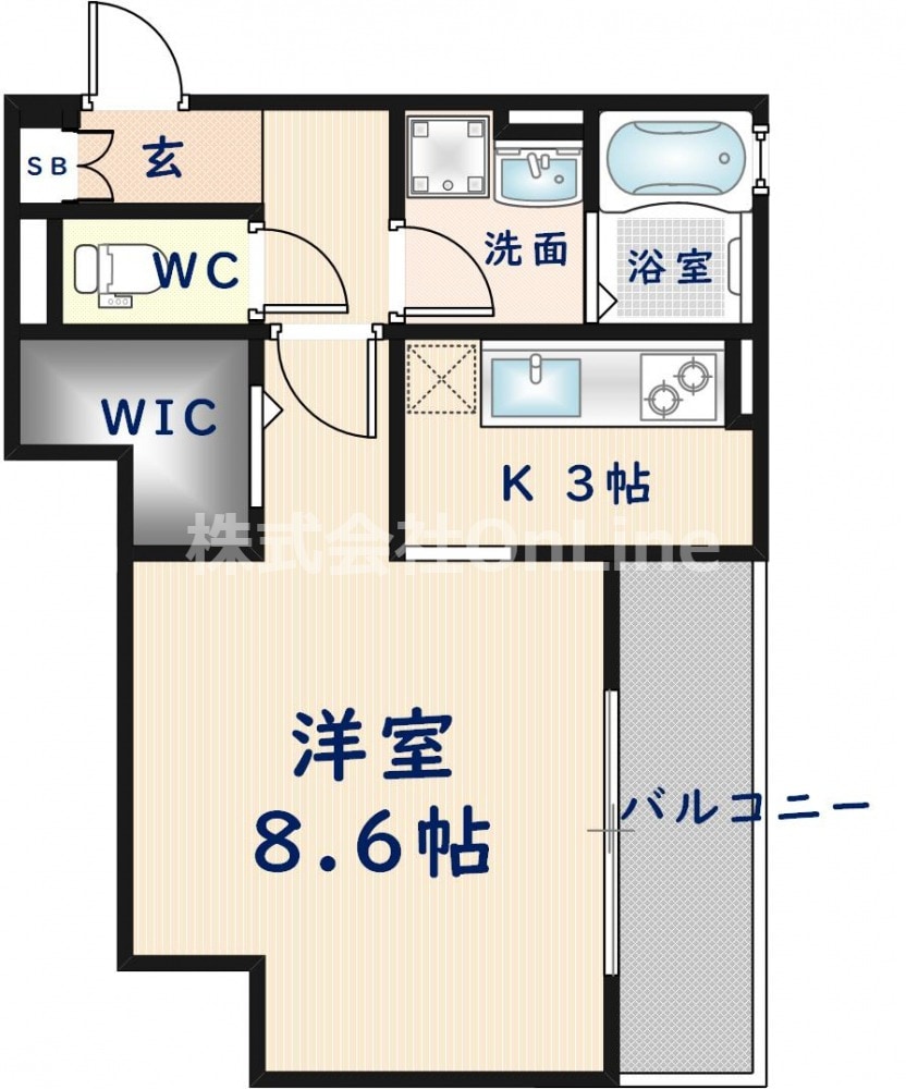 セレナヴィラ小阪Wの物件間取画像