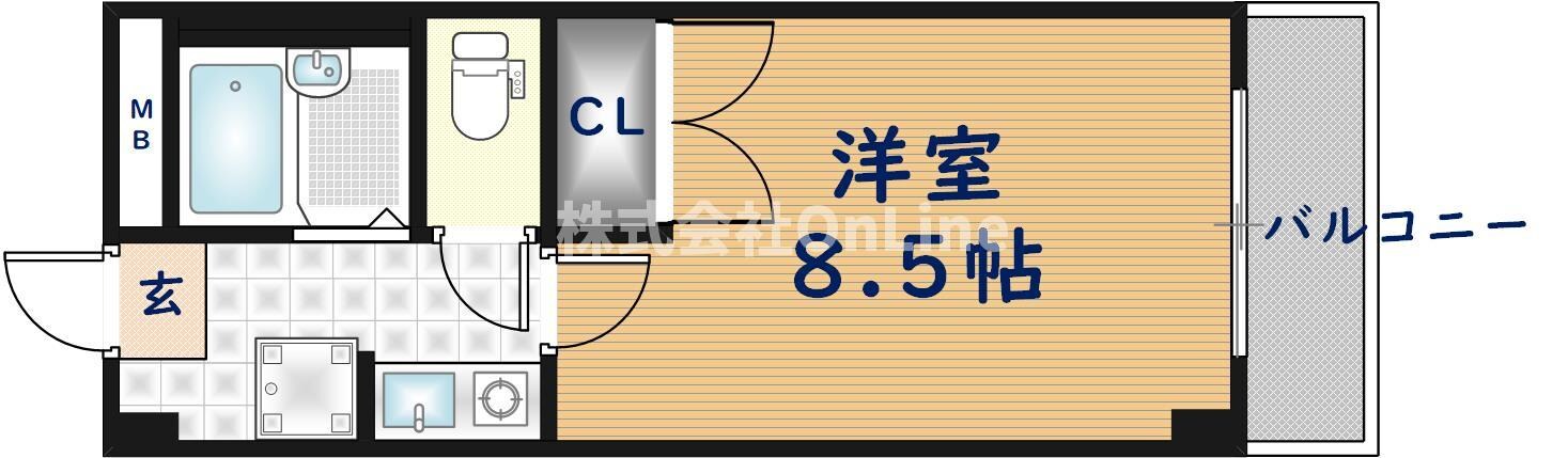 コンフォート布施の物件間取画像