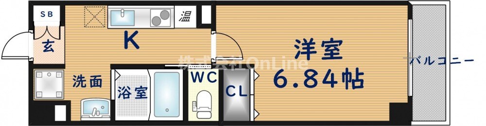 みおつくし高井田の物件間取画像