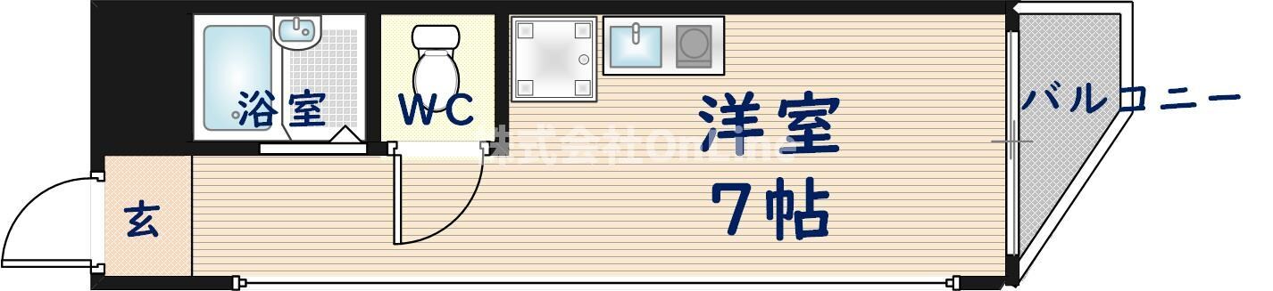 ウィンライフ近大前の物件間取画像