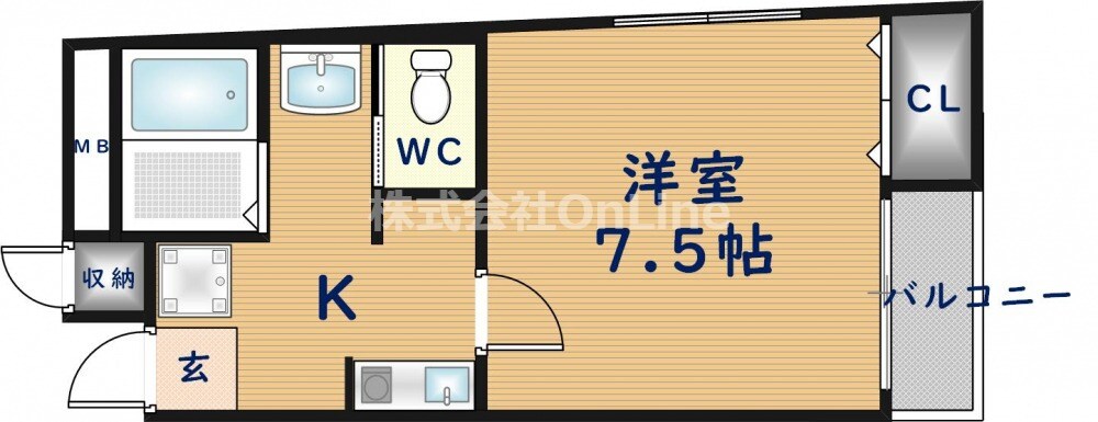 Dマンションの物件間取画像