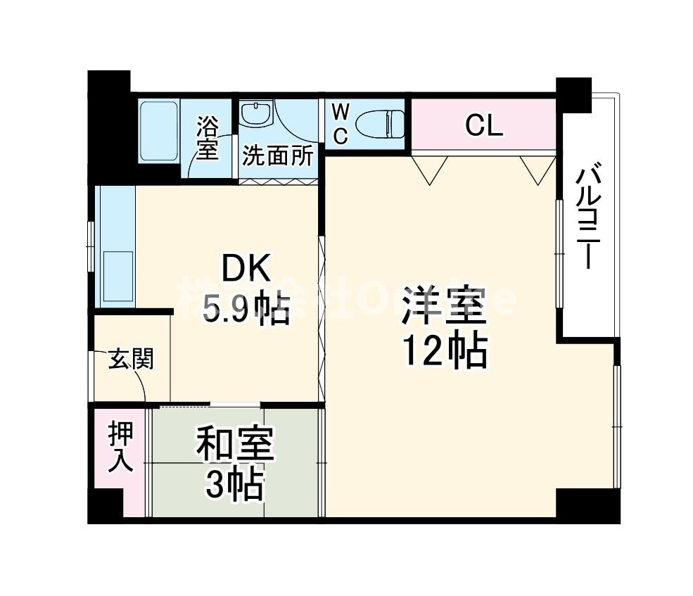 御厨ビルの物件間取画像