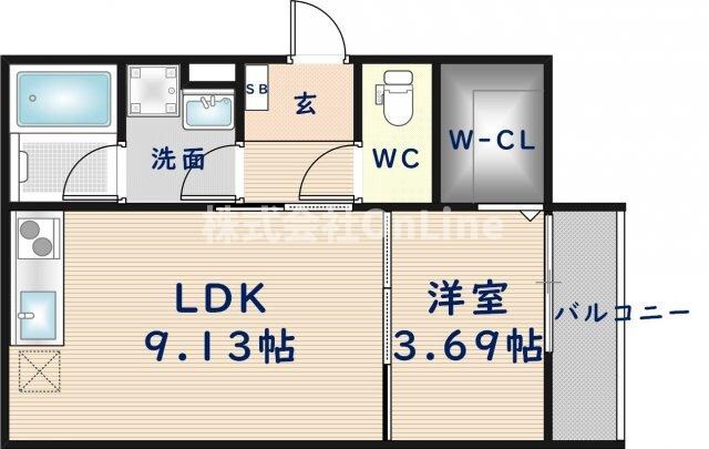 リュクスシティー永和の物件間取画像