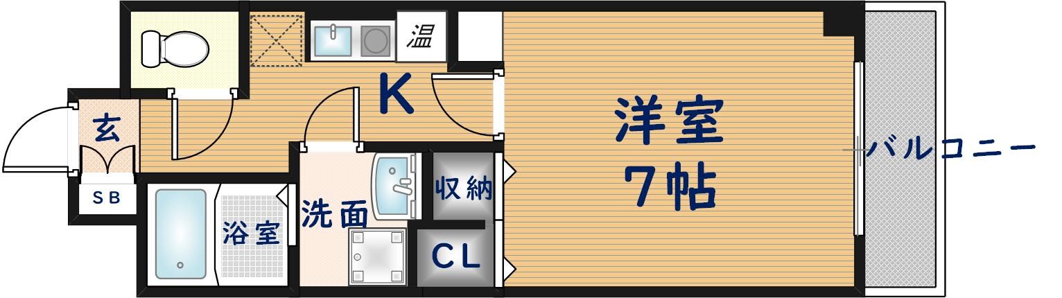 スパジオビィータの物件間取画像