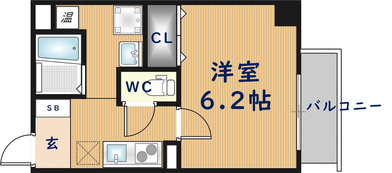 アームスコート若江岩田の物件間取画像