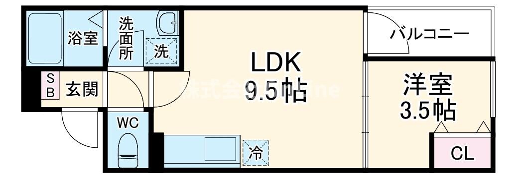 D porta Ricciaの物件間取画像