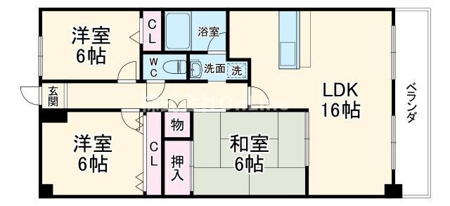 ブランチ913の物件間取画像