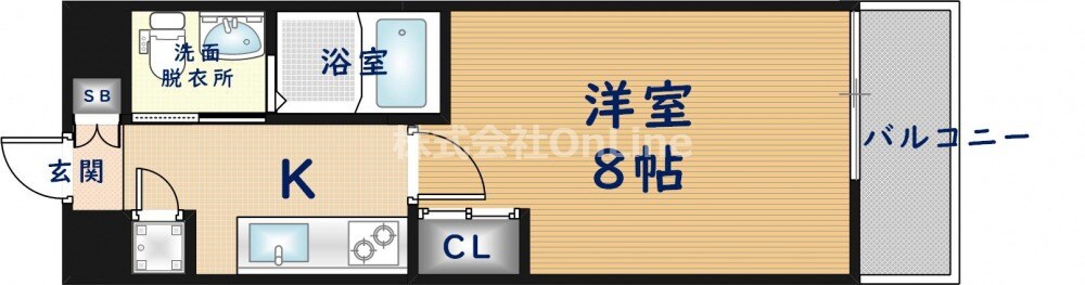 ディナスティ東大阪センターフィールドの物件間取画像