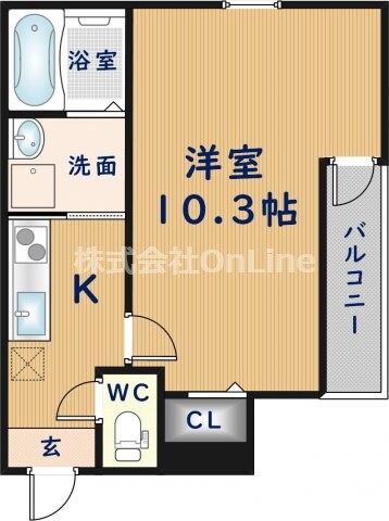 フジパレス東花園の物件間取画像