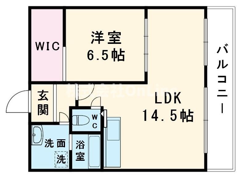 比枝コーポラス上町IIの物件間取画像