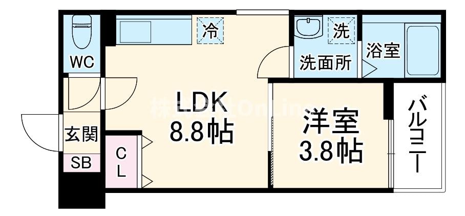 AND TERRACE　TOMOIの物件間取画像