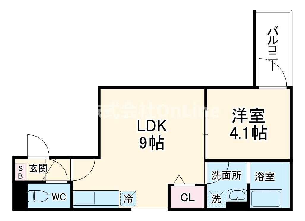 AND TERRACE　TOMOIの物件間取画像