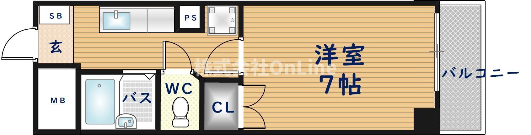 グレイス東洋の物件間取画像