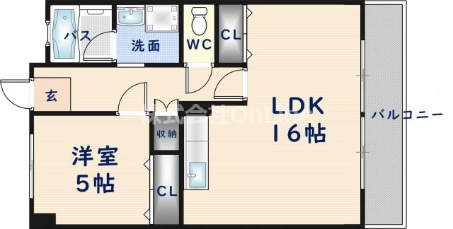 エステマール弥刀の物件間取画像