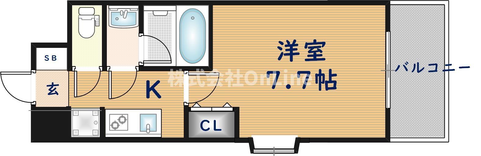 La Douceur荒本の物件間取画像