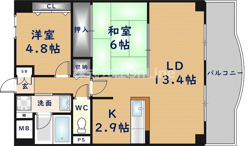 エクセレントバーツの物件間取画像