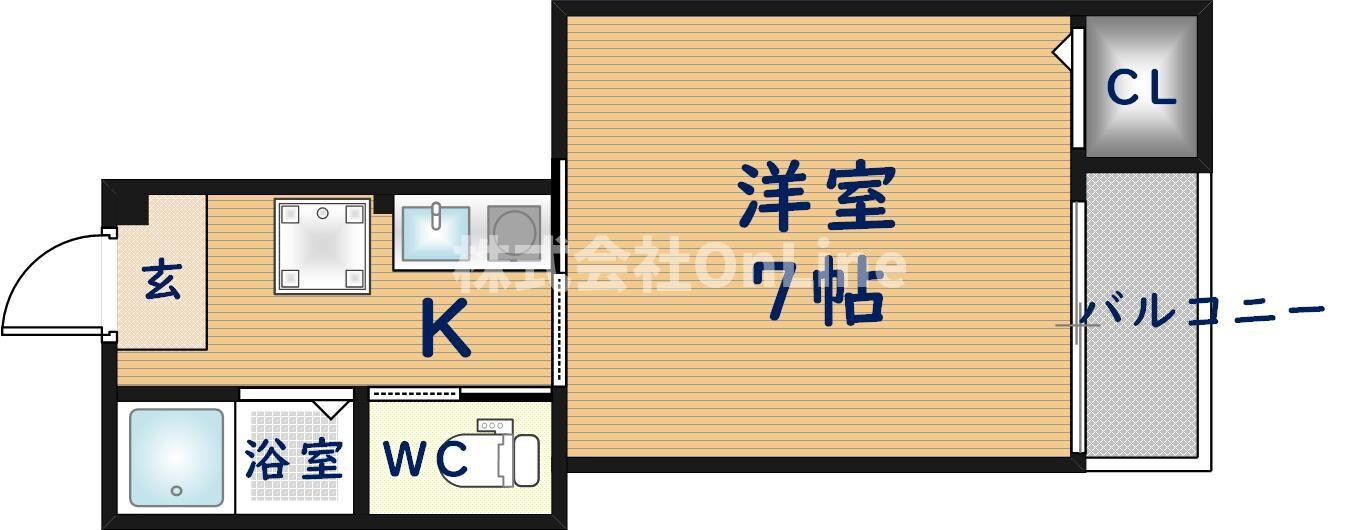サザンクロスの物件間取画像