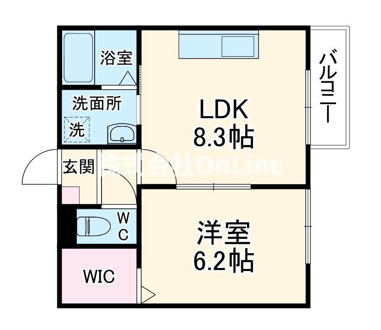 ライラックの物件間取画像