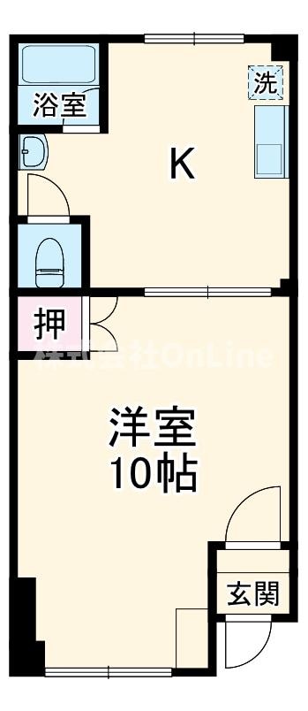 喜久マンションの物件間取画像