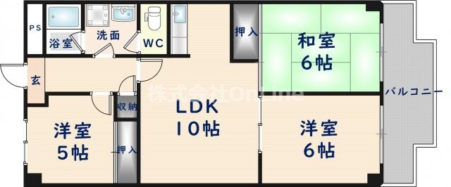 セントラルハイツの物件間取画像