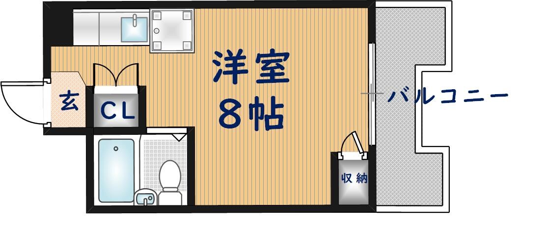 スワンハイツの物件間取画像