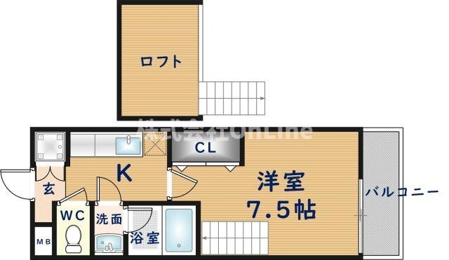 フジパレス荒川の物件間取画像