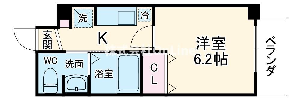 プレサンスNEO長堂アウローラの物件間取画像