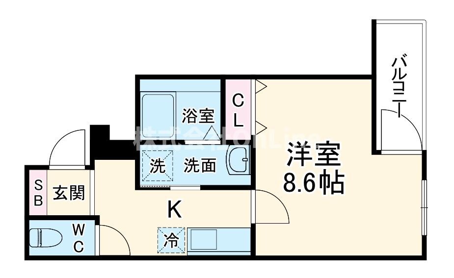 フジパレス弥刀Ⅱ番館の物件間取画像