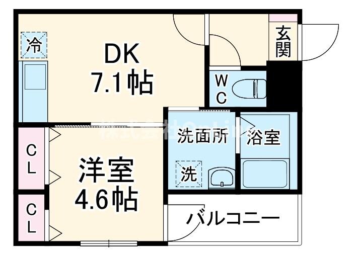 フジパレス弥刀Ⅲ番館の物件間取画像