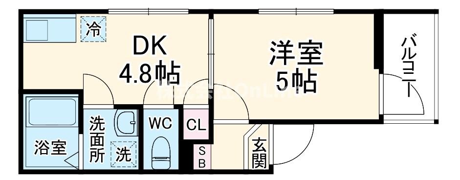 MELDIA大蓮Ⅱの物件間取画像