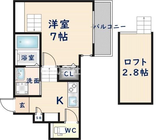 あんしん＋衣摺08-7001の物件間取画像