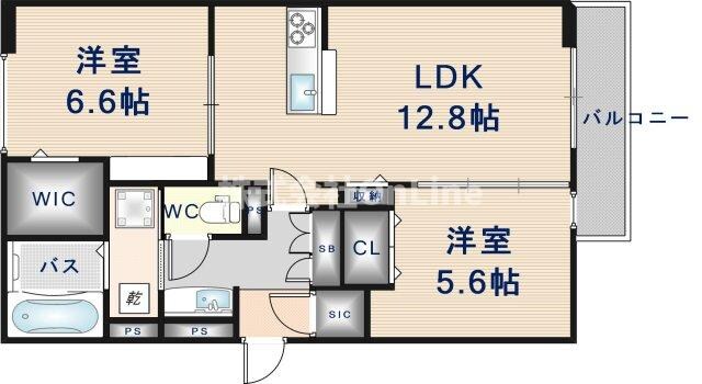 マニフィック御厨中の物件間取画像