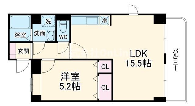 フォンテーヌの物件間取画像