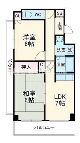 セントポリア東花園の物件間取画像