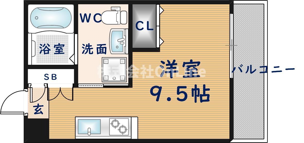 リビングライフ長瀬WESTの物件間取画像