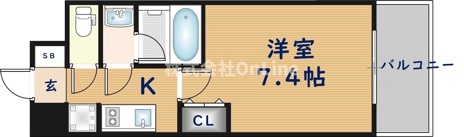 La Douceur荒本の物件間取画像