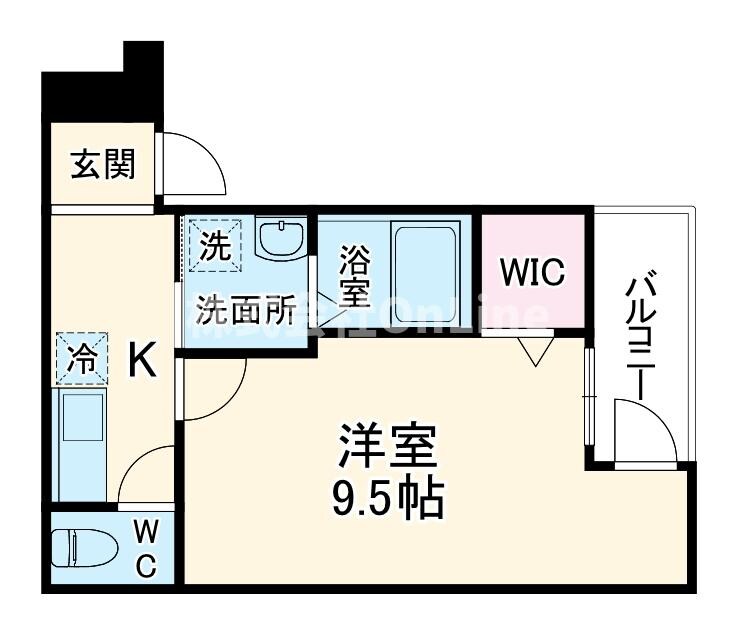 フジパレス八戸ノ里Ⅴ番館の物件間取画像