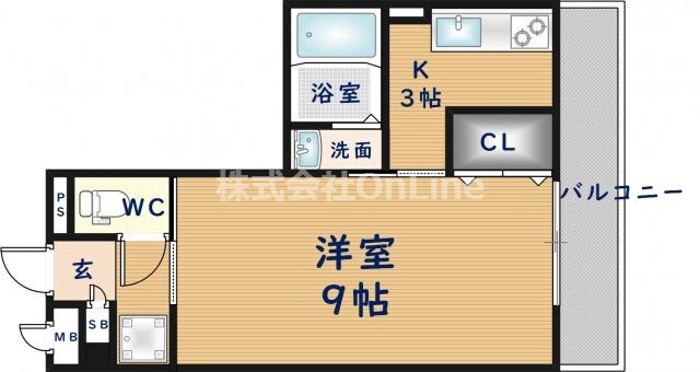 エクレール上小阪の物件間取画像