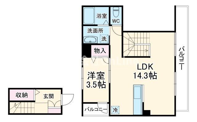 フォレストメゾン南鴻池の物件間取画像