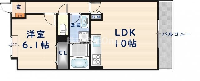 インペリアルライフの物件間取画像