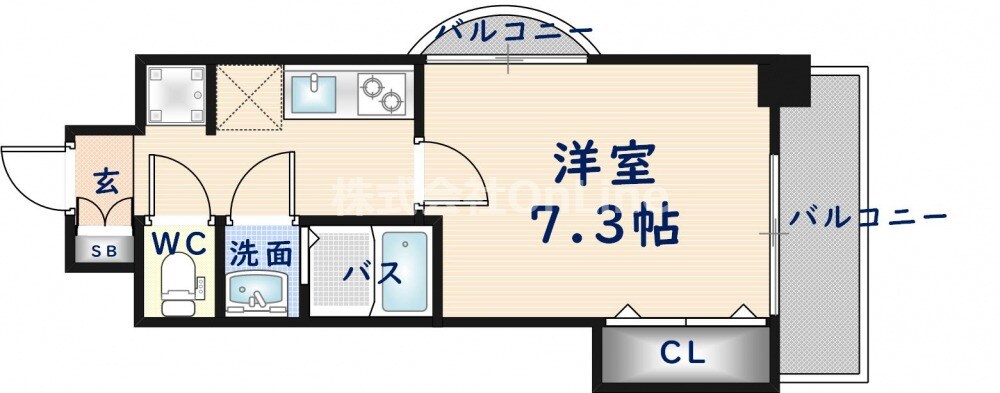 Luxe布施南の物件間取画像