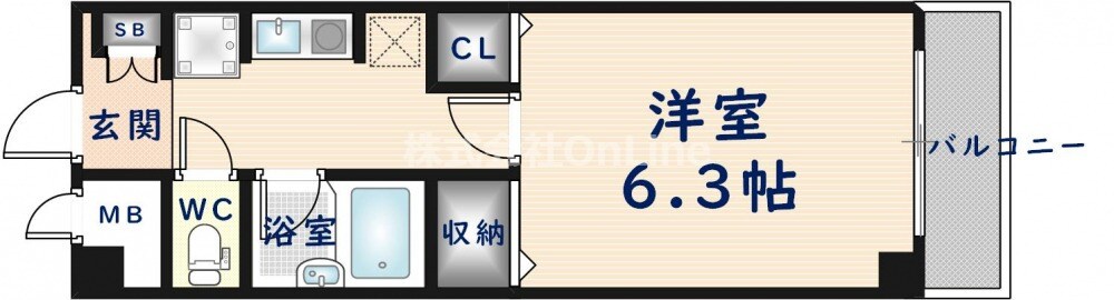 オークハイツの物件間取画像