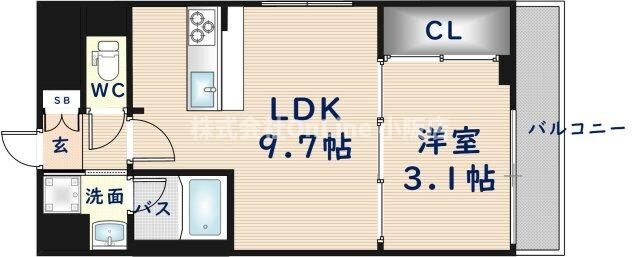 ソルテラスOSAKA　EAST　GATEの物件間取画像