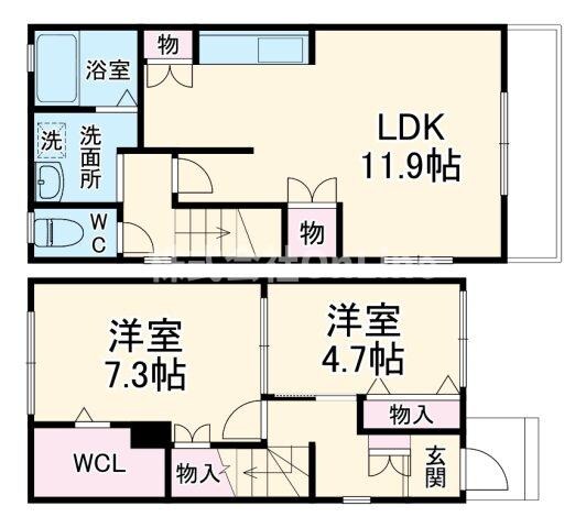 シュタルク花園の物件間取画像