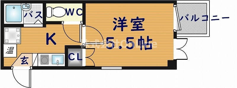 ロンモンターニュ小阪の物件間取画像