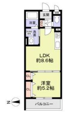 フォレストクリエオーレ金剛の物件間取画像