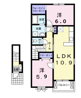 リバーサイドレジデンスTUの物件間取画像