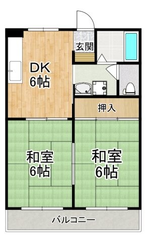 物件間取画像