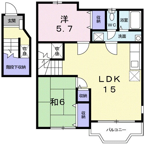 サンライズの物件間取画像